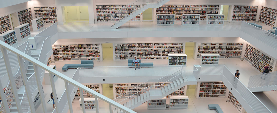 multi floor library